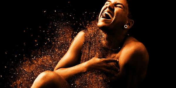 相互オナニーのイメージ 激しく感じる男性